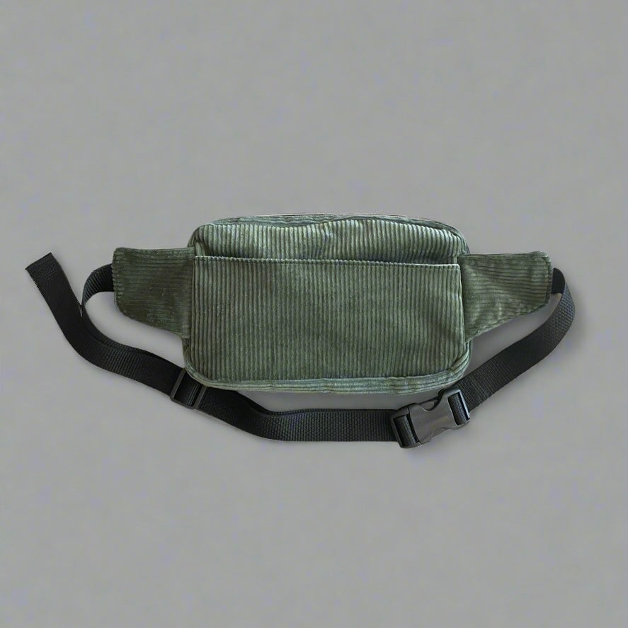 Corduroy Belt Bag Verde