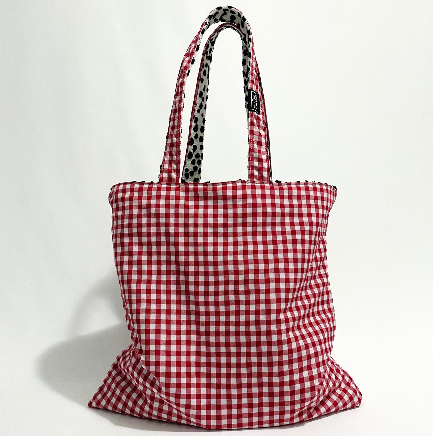 Spots / Gingham Reversible Tote