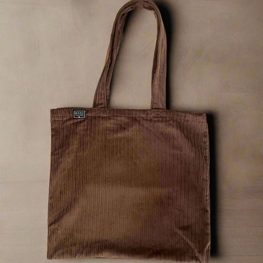 Corduroy Tote Bag Espresso