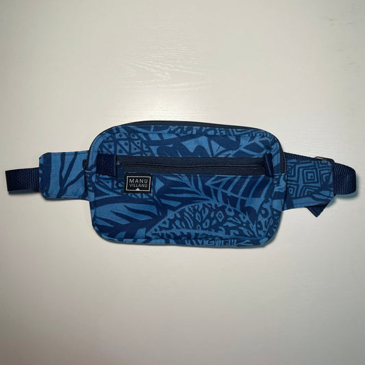 Blue Tropical Belt Bag