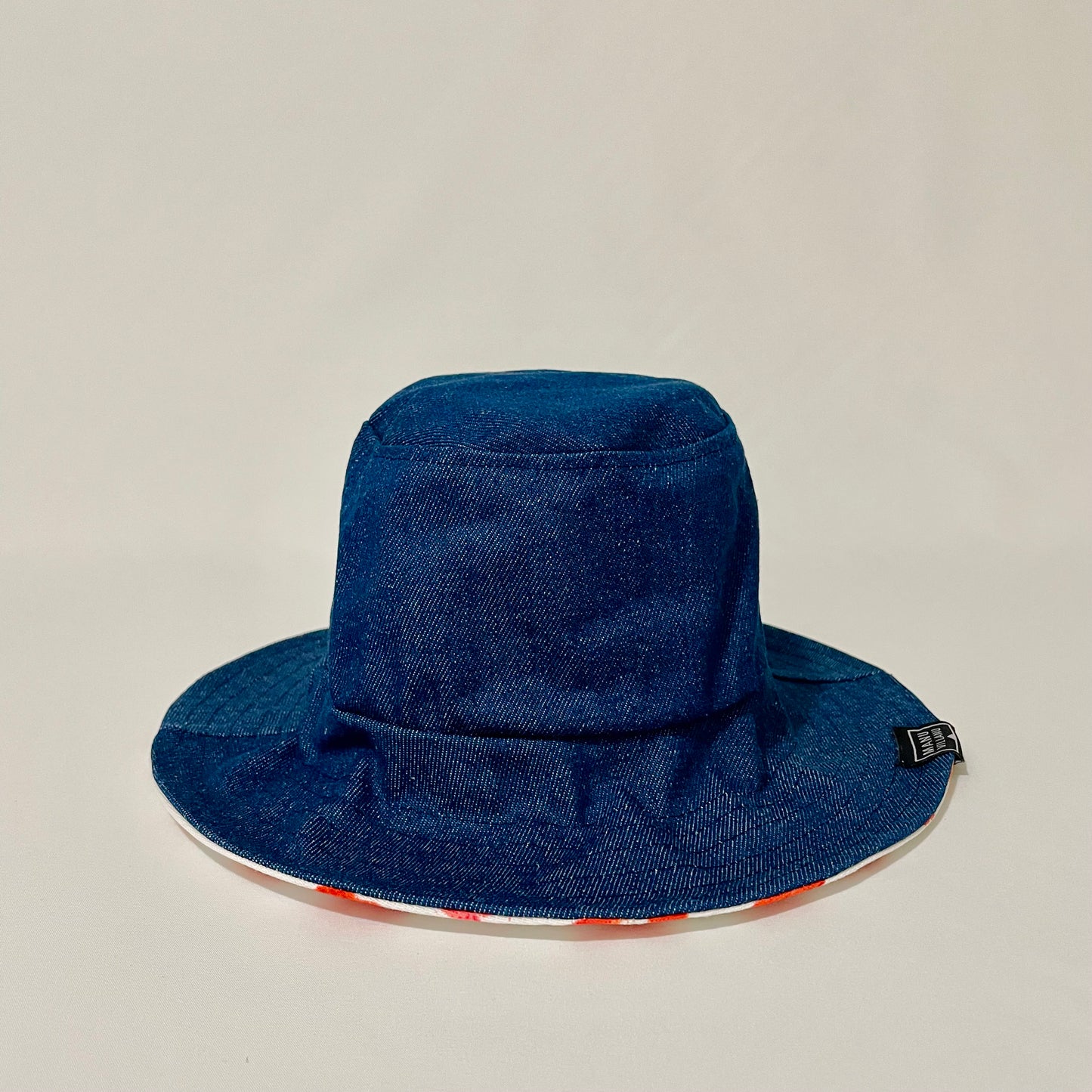 Lips / Denim Reversible Bucket Hat