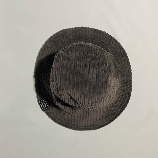 Sombrero Reversible Animal Print / Corduroy Gris