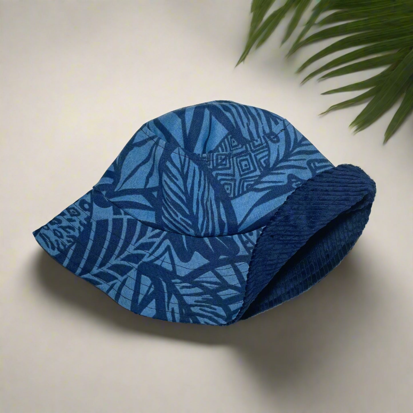 Blue Tropical Reversible Hat