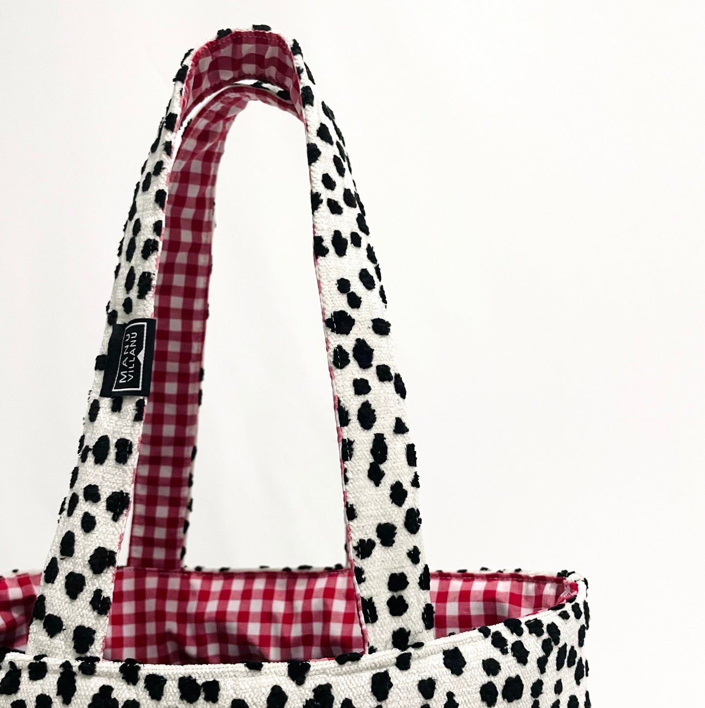 Spots / Gingham Reversible Tote