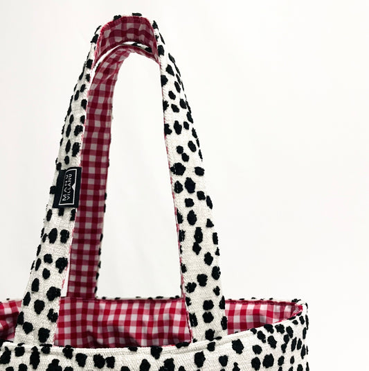 Spots / Gingham Reversible Tote
