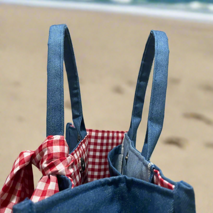 Medium Tote Bag Mahón / Gingham