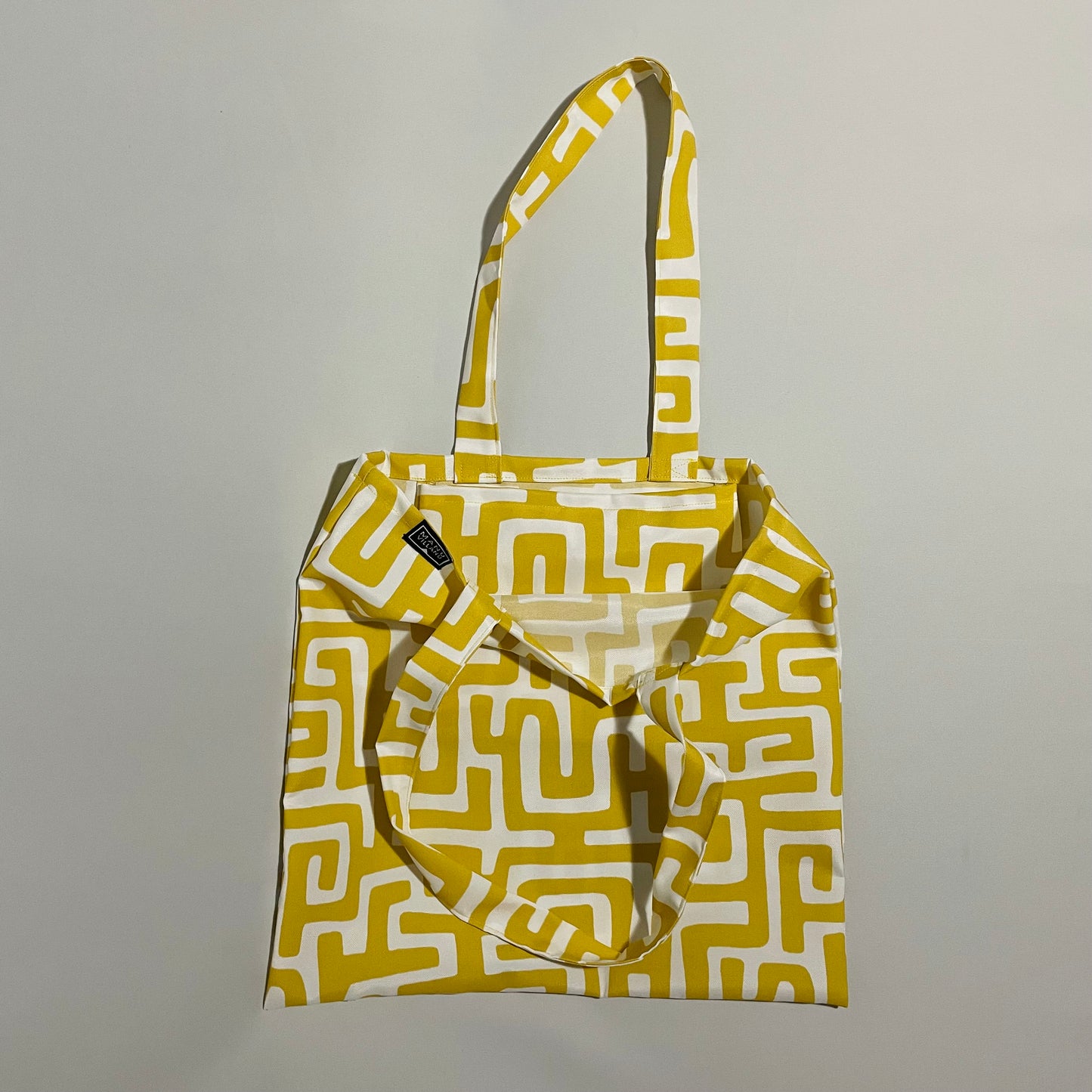 Yellow Maze Tote Bag