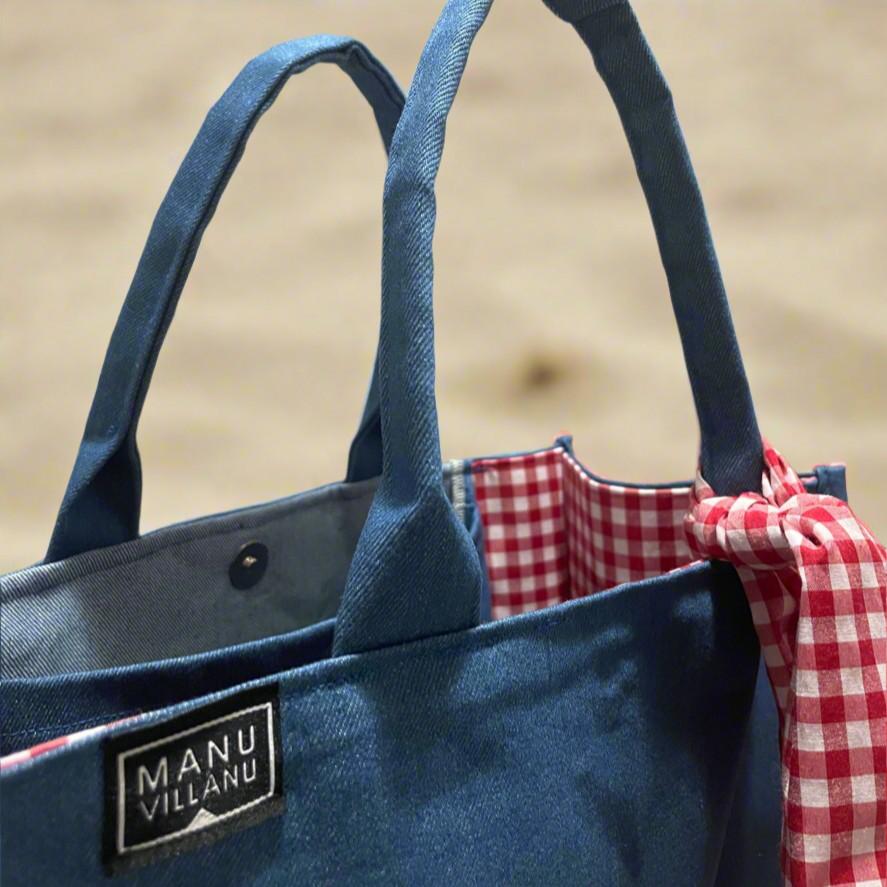 Medium Tote Bag Mahón / Gingham