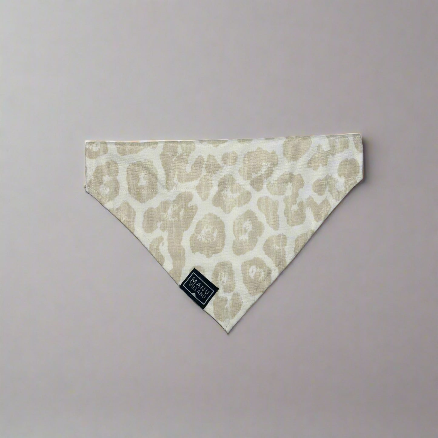 Animal Print Dog Bandana - Over the Collar