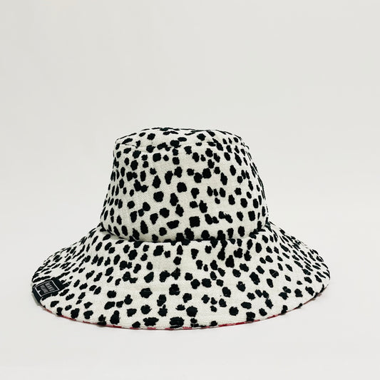 Spots / Gingham Reversible Bucket Hat