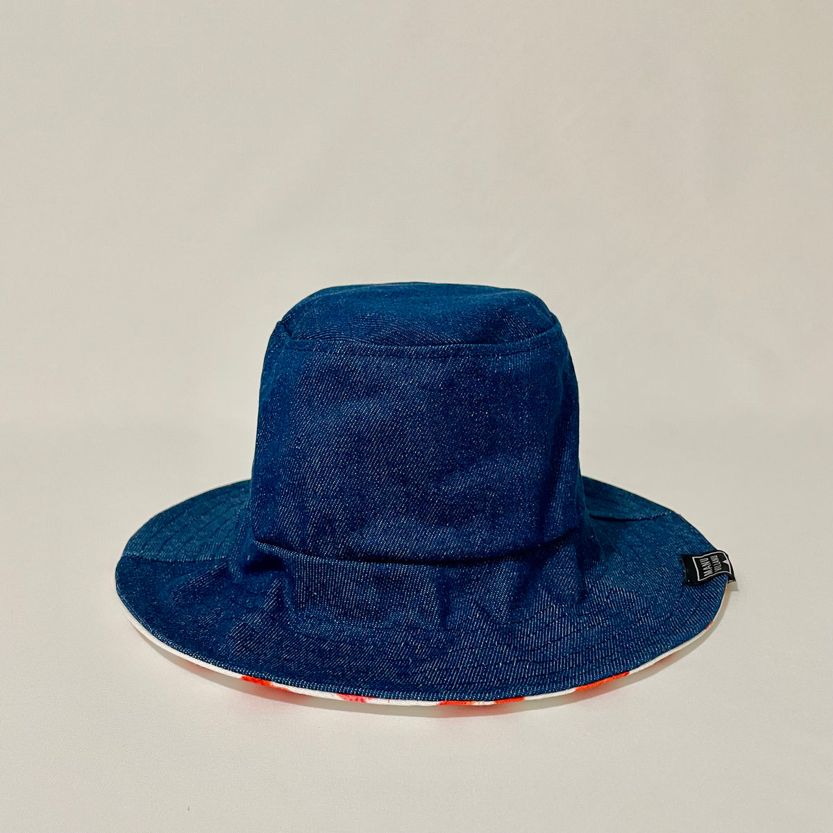 Lips / Denim Reversible Bucket Hat